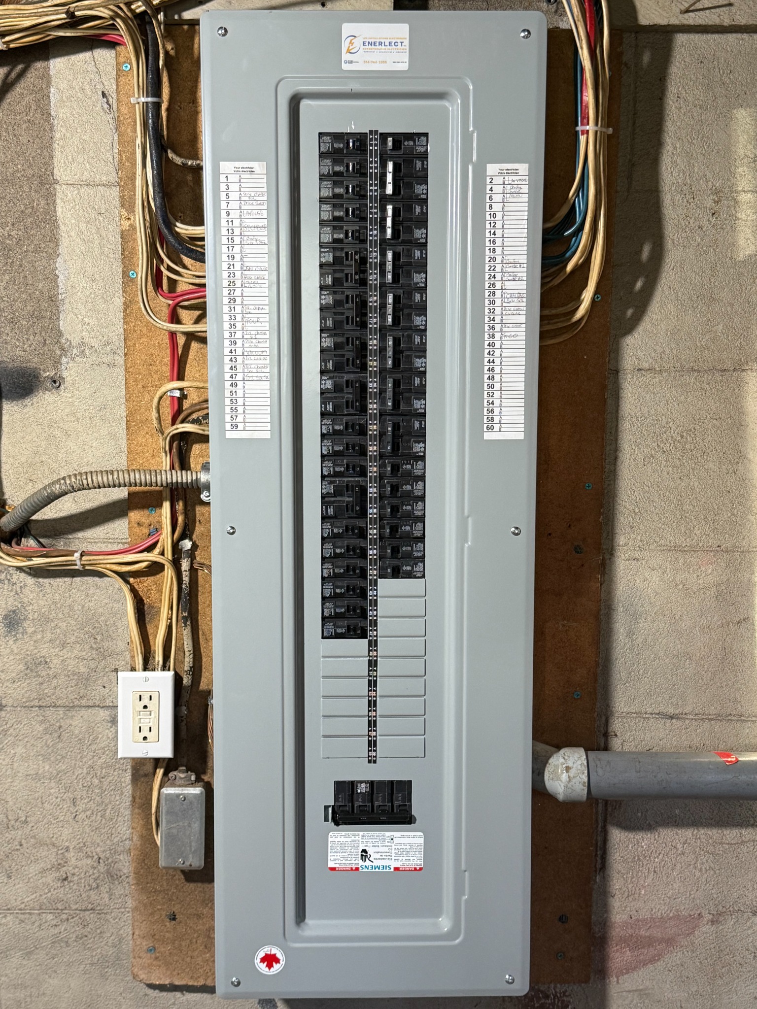 Panel replacement — after